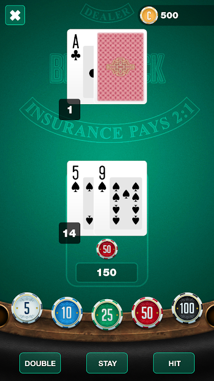 BlackJack 21: Las Vegas  Online Casino Game Screenshot 2