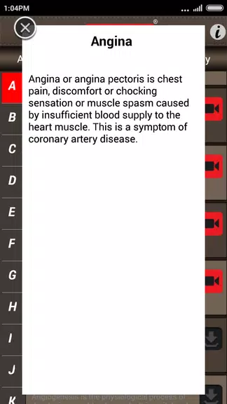 Cardiology-Animated Dictionary Screenshot 1