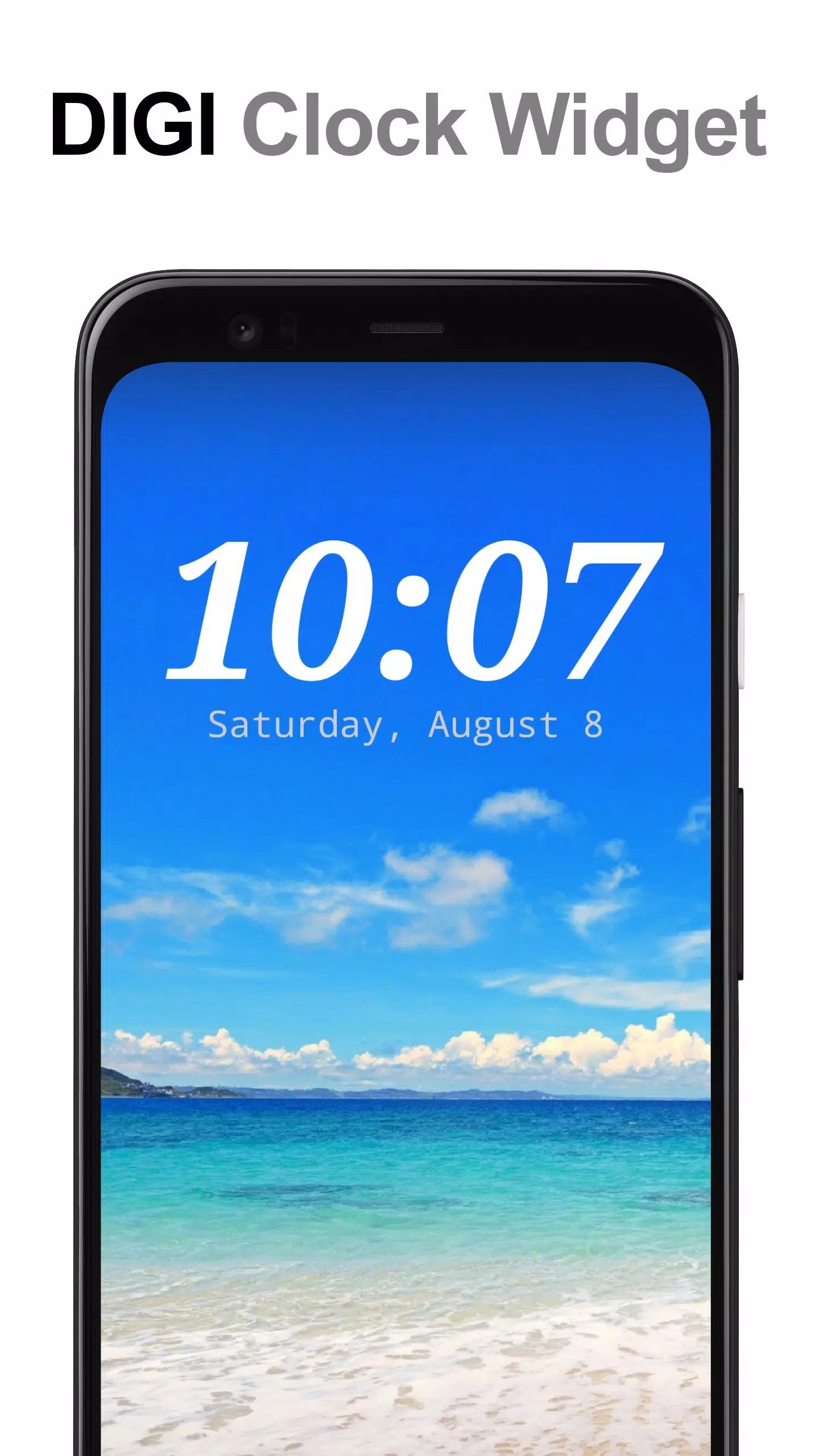 DIGI Clock Widget ဖန်သားပြင်ဓာတ်ပုံ 0