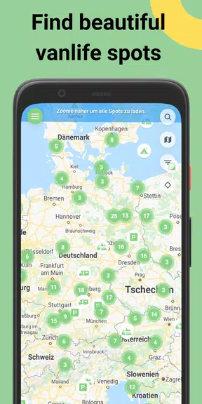 Camping App: StayFree Vanlife Tangkapan skrin 1