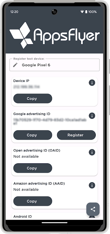 My Device ID by AppsFlyer Screenshot 0