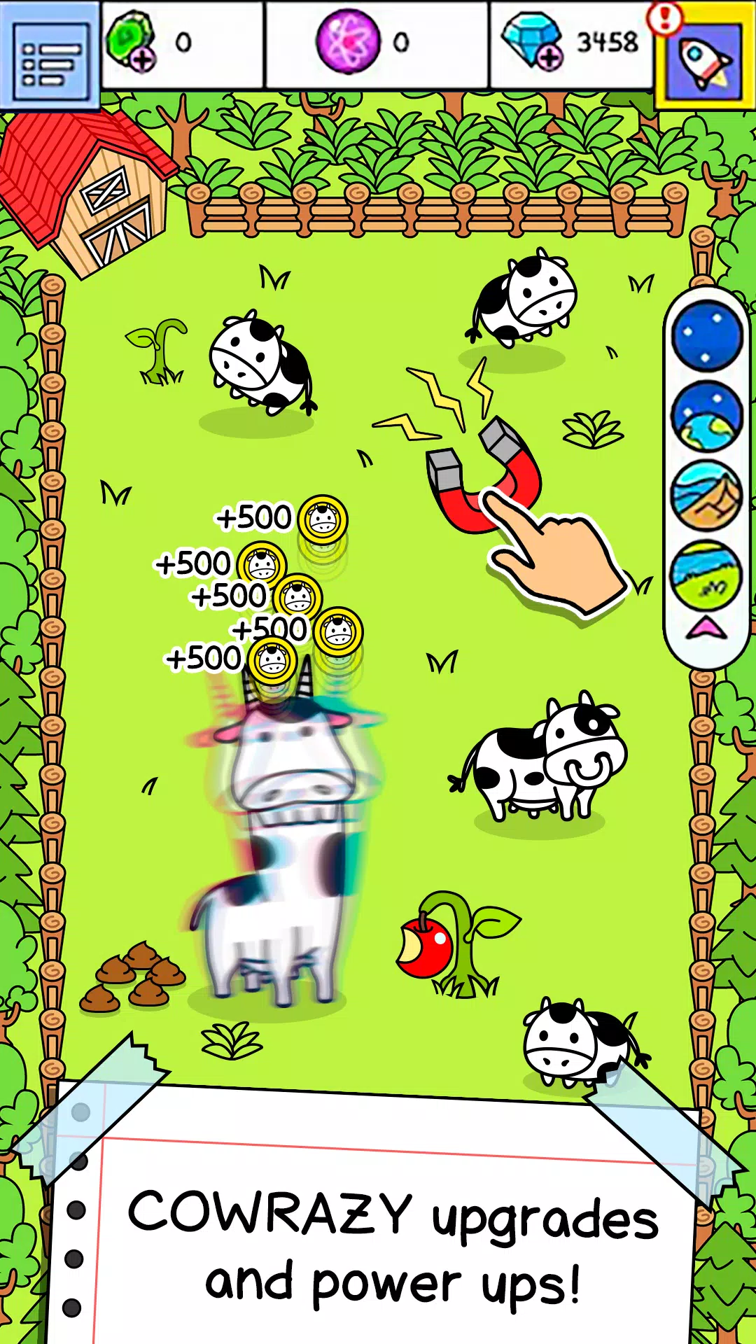 Cow Evolution: Juego de Vacas Captura de pantalla 2