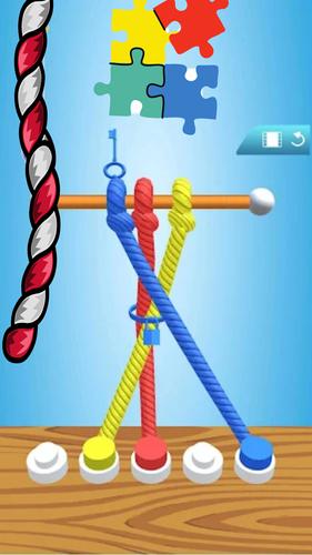 Twisted Tangle Knot 3D Game 스크린샷 1