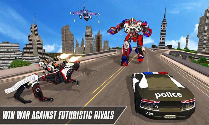 Multi Robot Transform Car Game 螢幕截圖 2