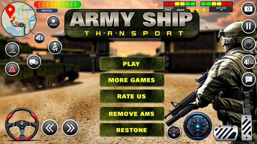 Army Transport Tank Ship Games应用截图第0张