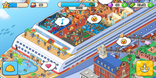 My Cruise: Idle ship Tycoon Скриншот 1