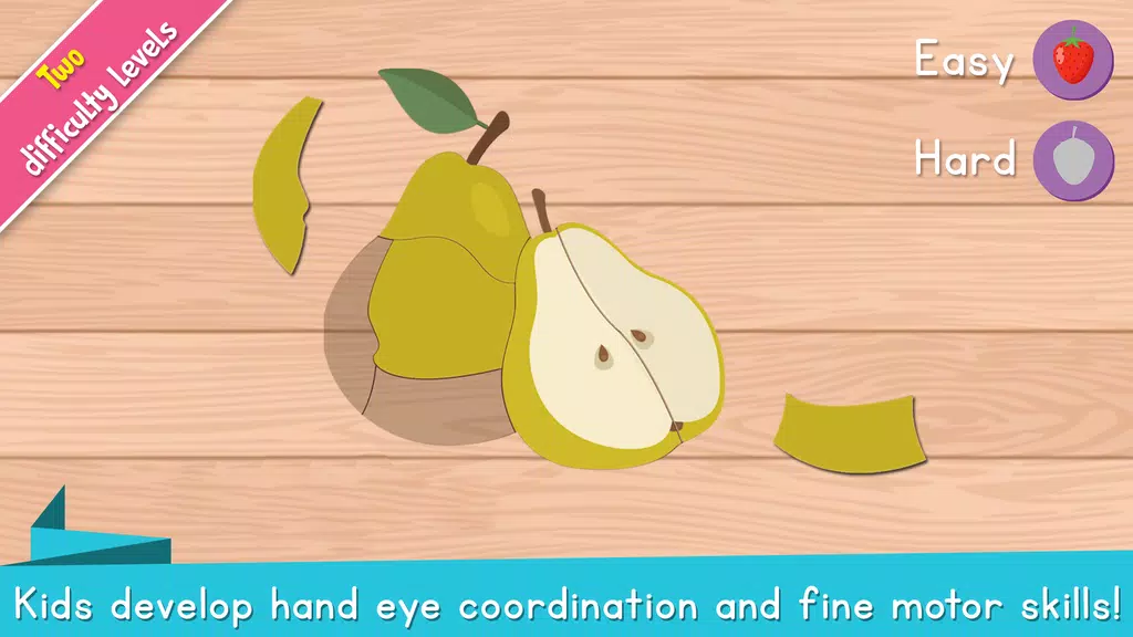Schermata Food Puzzle for Kids 0