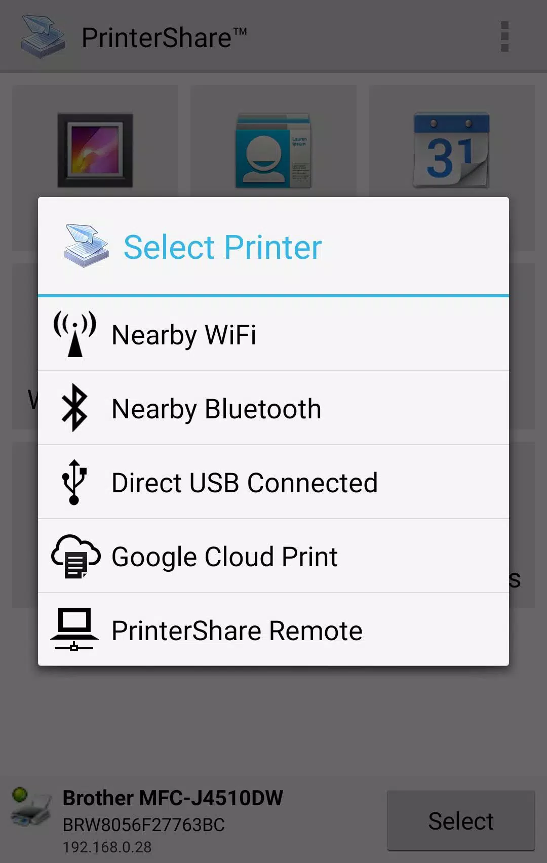 PrinterShare Mobile Print Screenshot 1