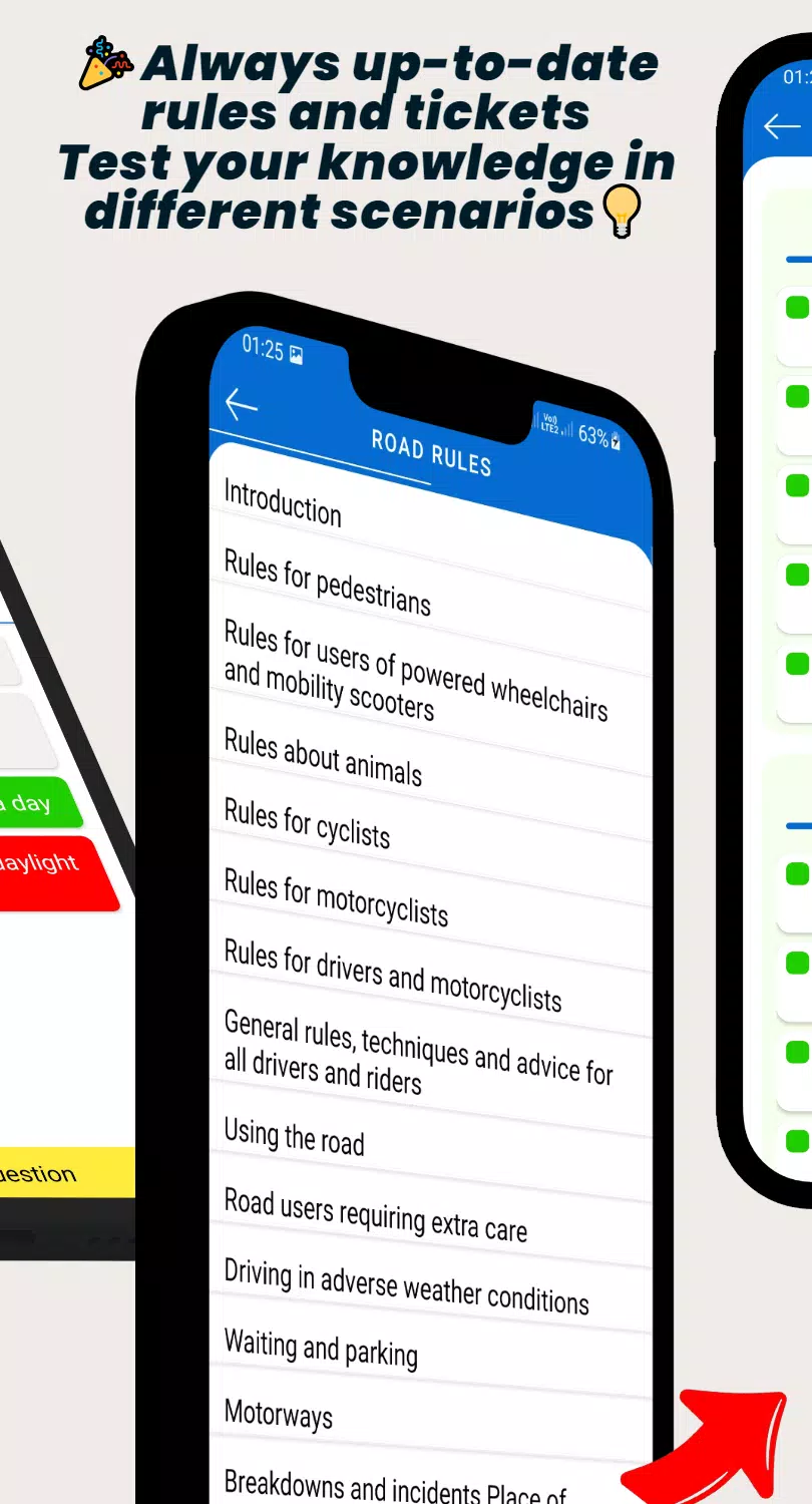 AVTO TEST - Traffic Rules 2025 ဖန်သားပြင်ဓာတ်ပုံ 2