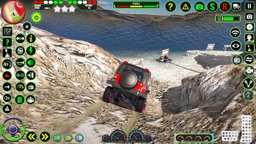 Offroad Jeep Driving Sim 3D スクリーンショット 0