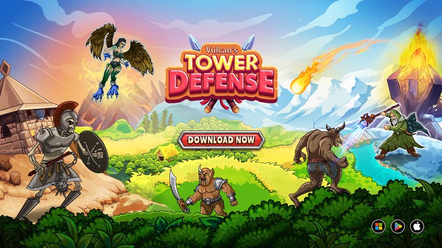 Vulcan's Tower Defense应用截图第0张
