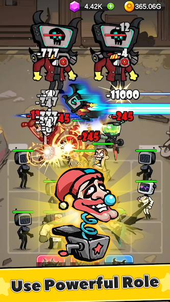 Battle Warriors: Strategy Game Mod スクリーンショット 1