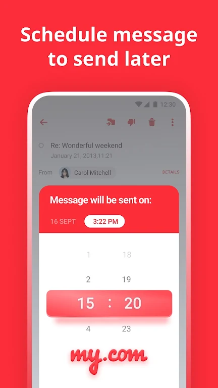 myMail ဖန်သားပြင်ဓာတ်ပုံ 1