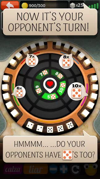 Liar’s Dice Online Multiplayer Schermafbeelding 1