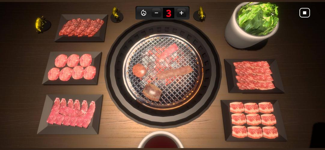 Yakiniku Simulator Captura de tela 1