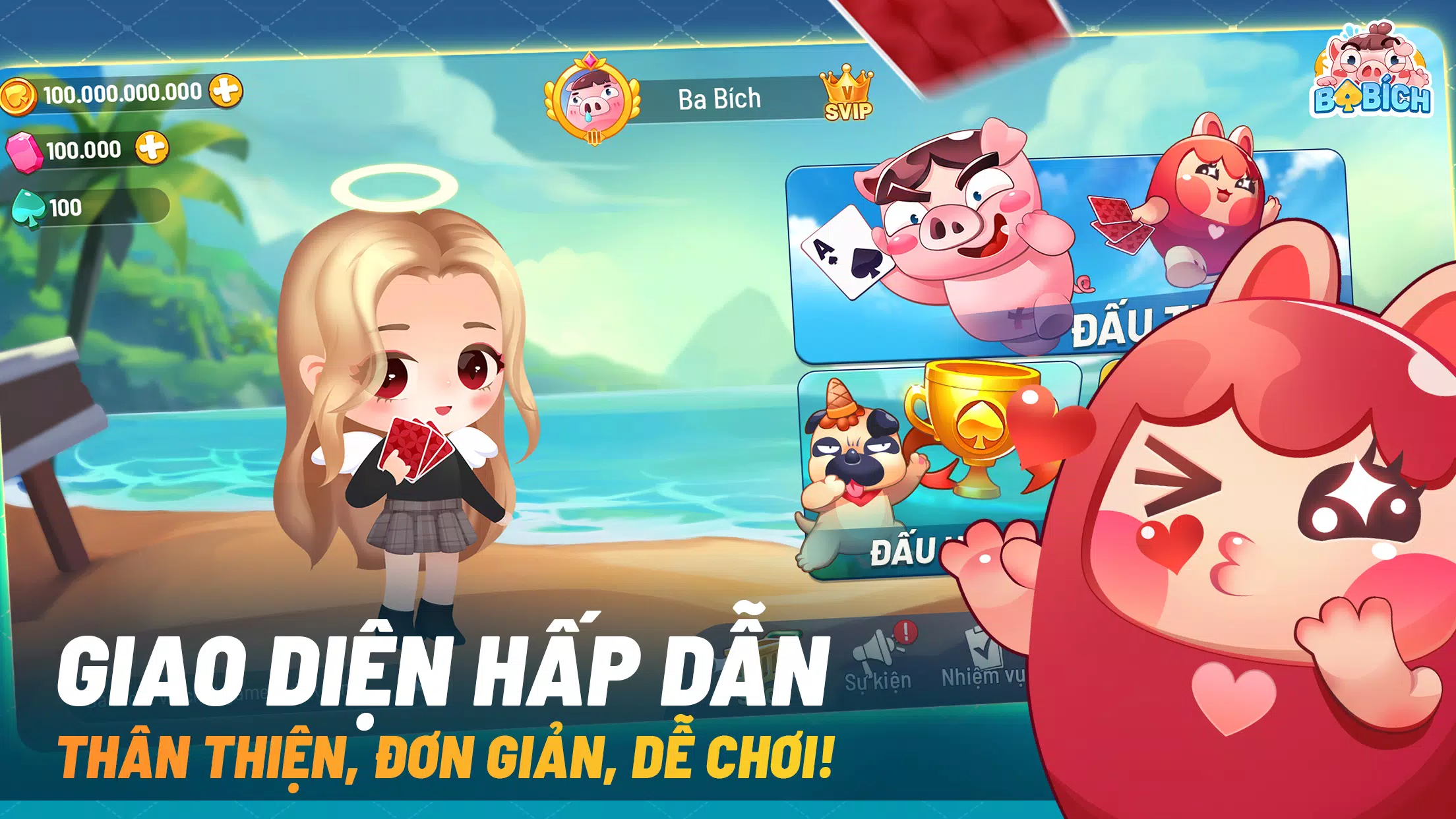 Ba Bich - Tien Len Mien Nam应用截图第0张