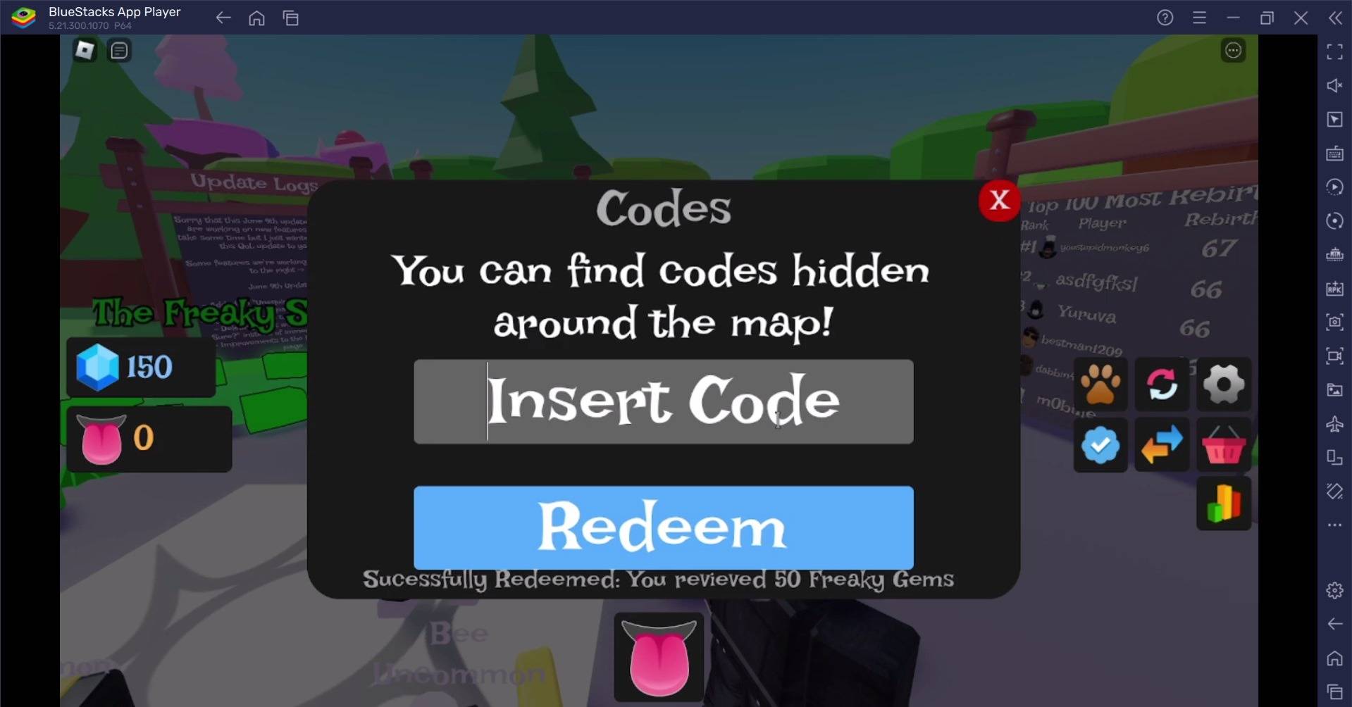 Freaky simulator roblox codes- All Working Redeem Codes January 2025