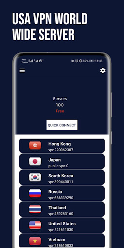 USA VPN Fast: Secure VPN Proxy Screenshot 1