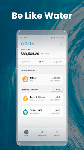 AQUA Wallet Screenshot 1