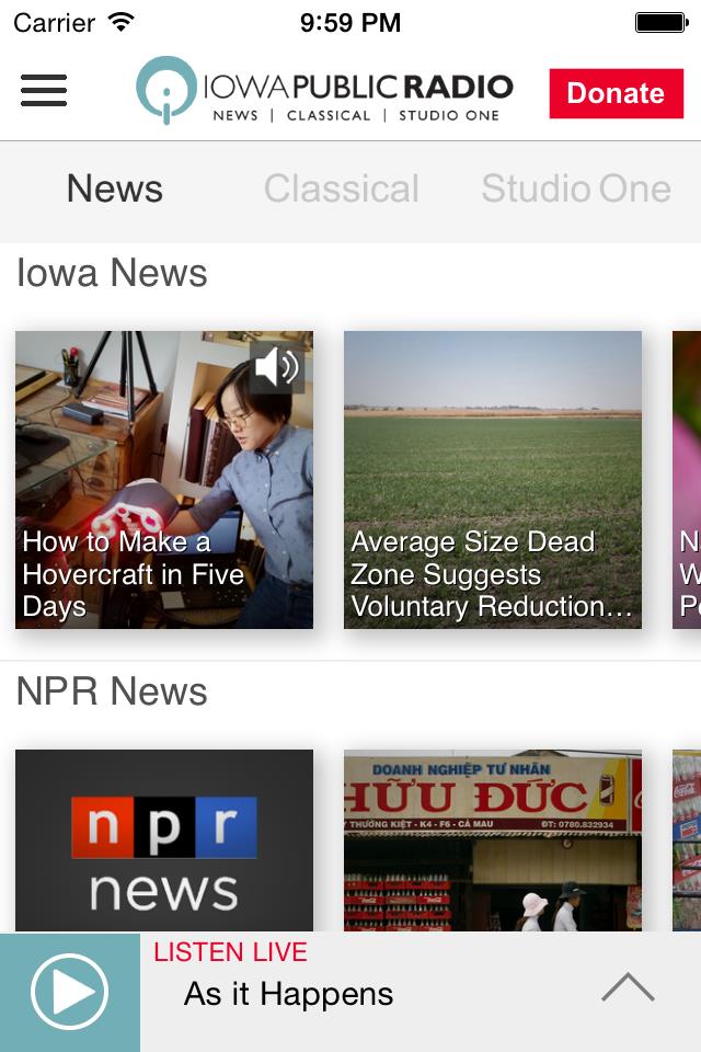 Iowa Public Radio App应用截图第1张