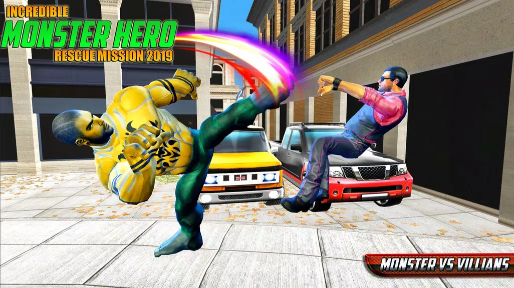 Incredible Monster Superhero Crime City 2018 স্ক্রিনশট 2