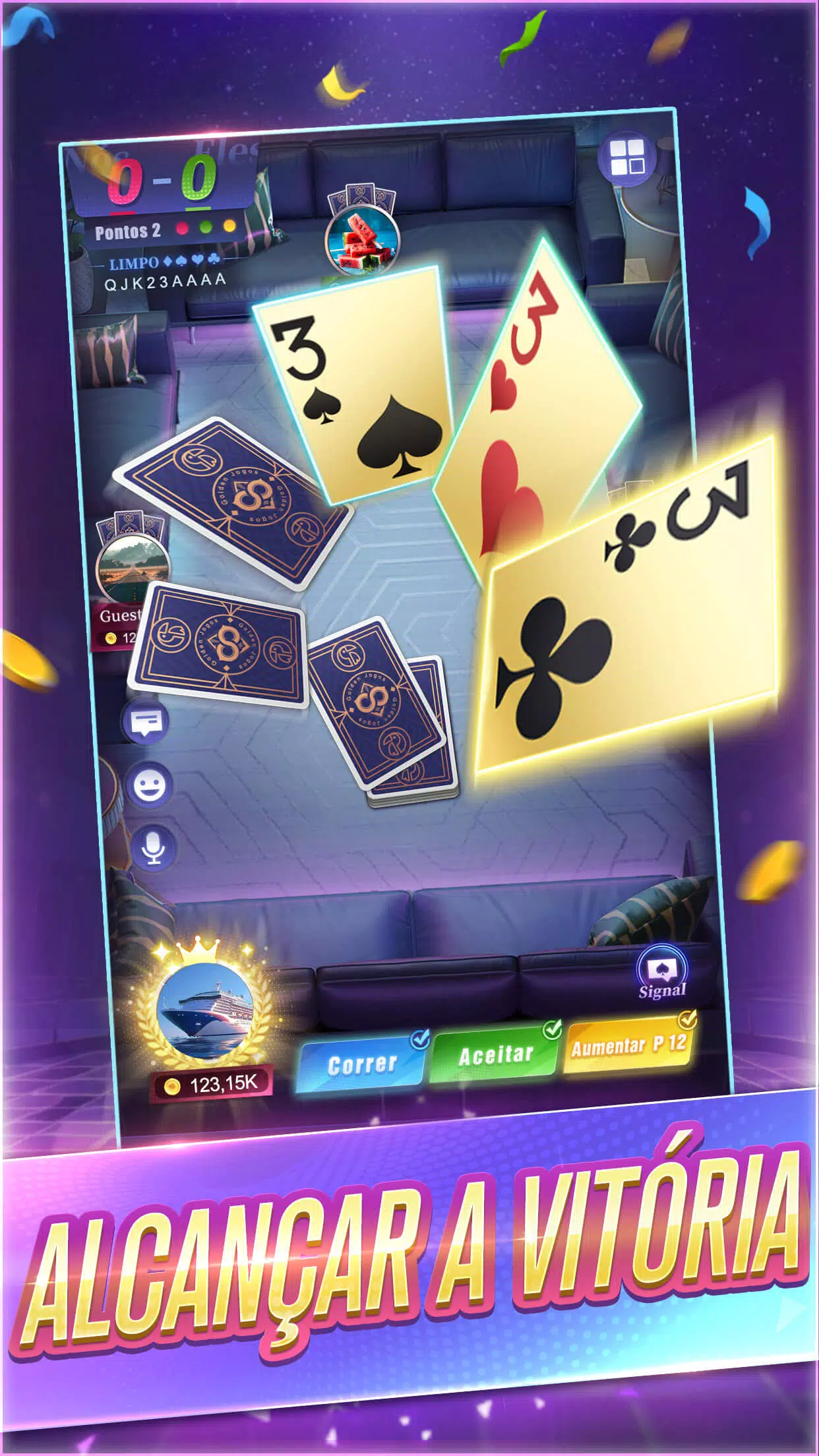 Golden Truco: Domino&Buraco स्क्रीनशॉट 3