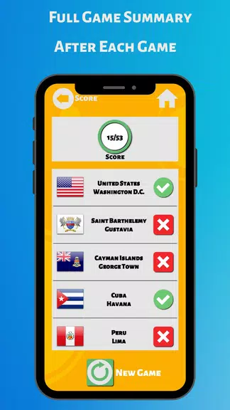 Capital Quiz - World Capitals 螢幕截圖 1