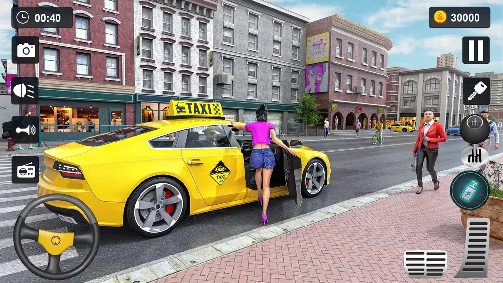 Taxi Simulator 3D - Taxi Games ภาพหน้าจอ 0