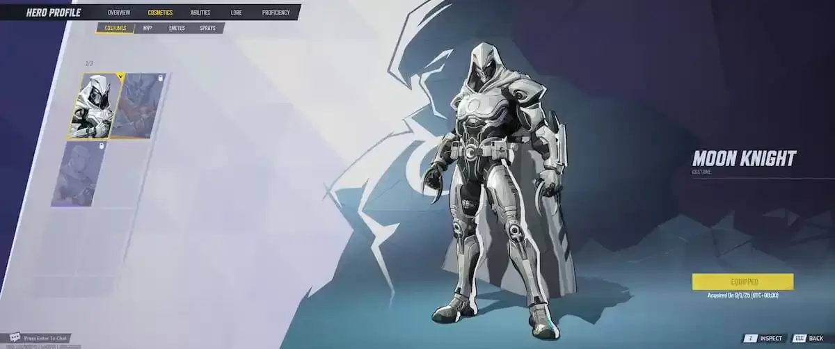 Moon Knight in Marvel Rivals