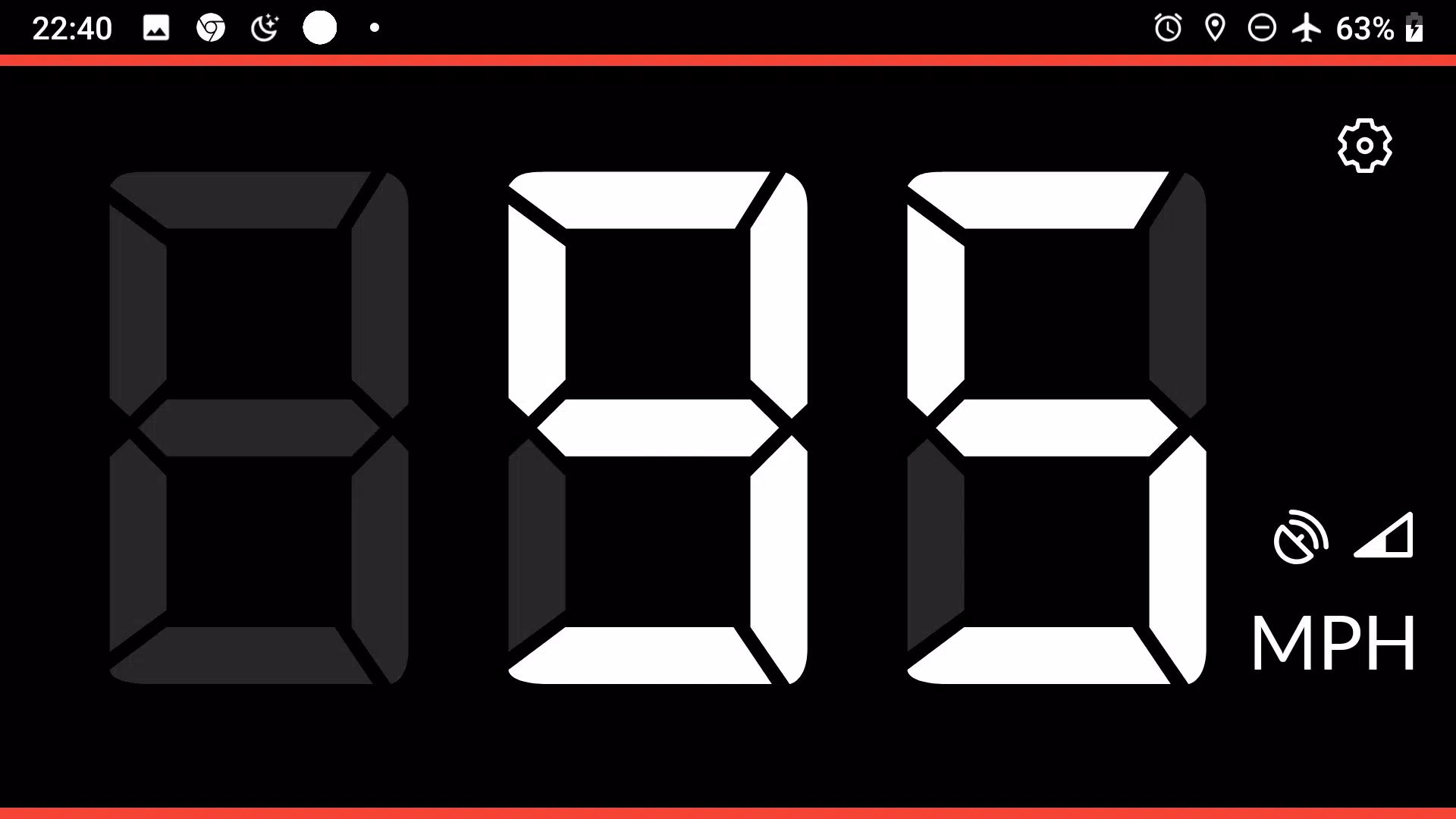 Schermata GPS Speedometer 1