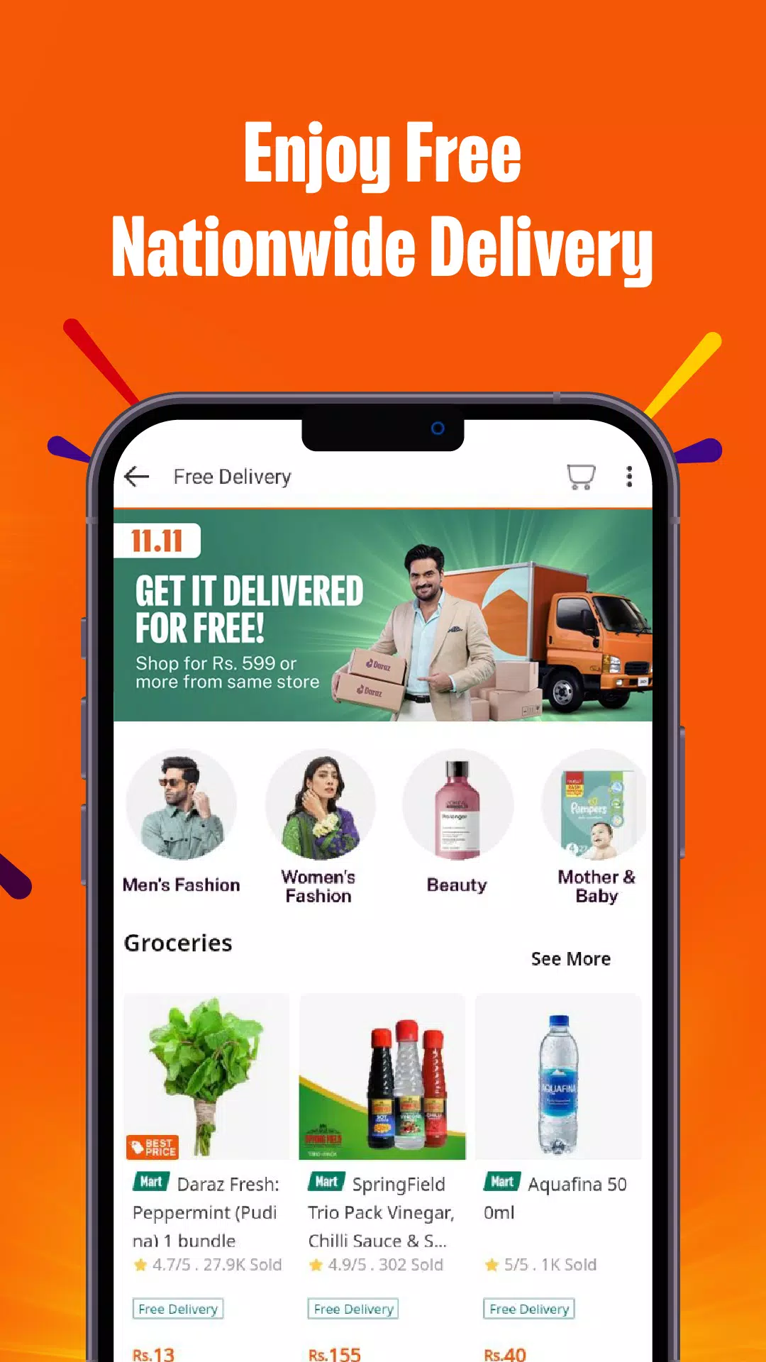 Daraz Online Shopping App 螢幕截圖 3