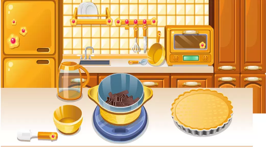 girls cooking games chocolate Zrzut ekranu 3