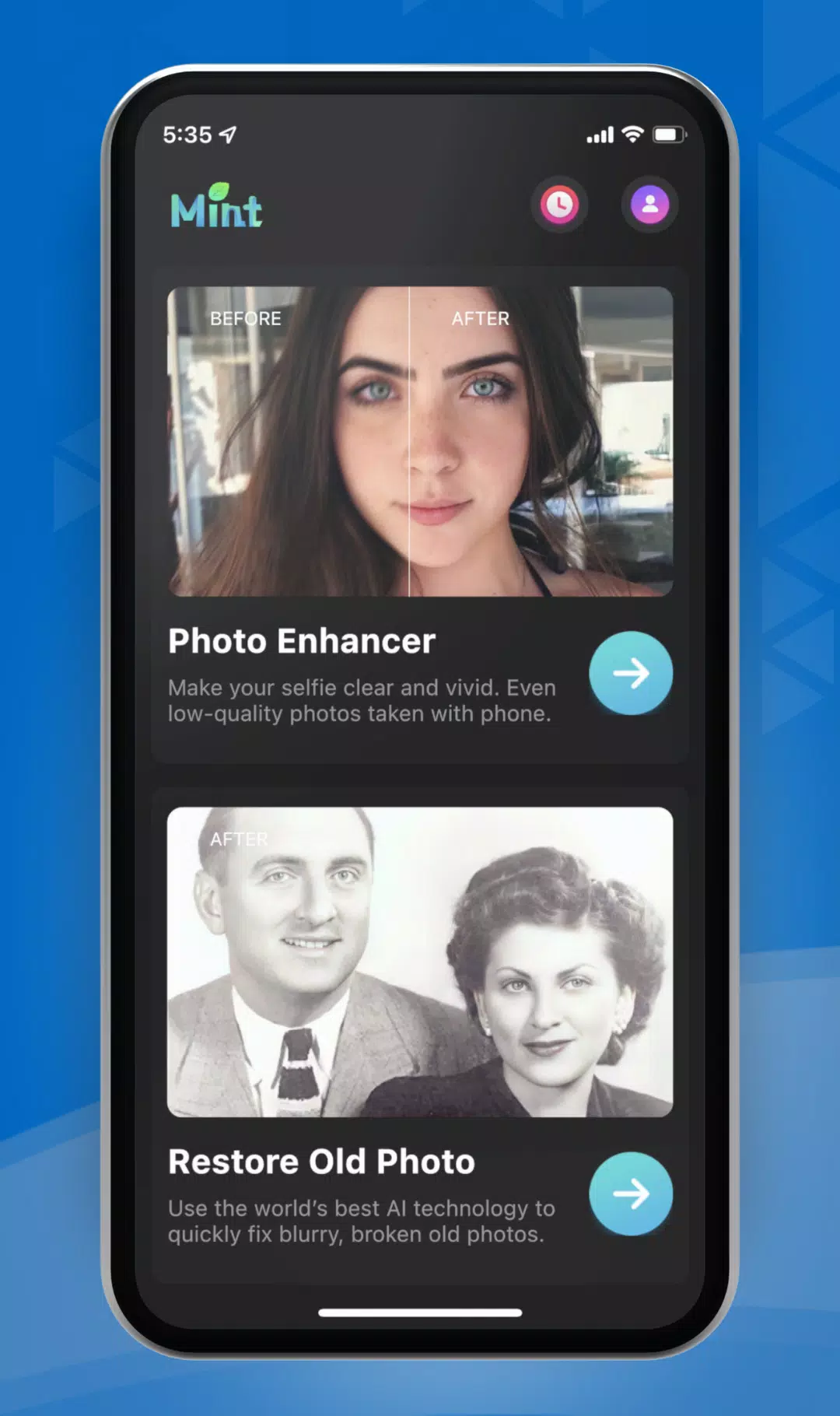 MintAI - Photo Enhancer Remini Screenshot 2