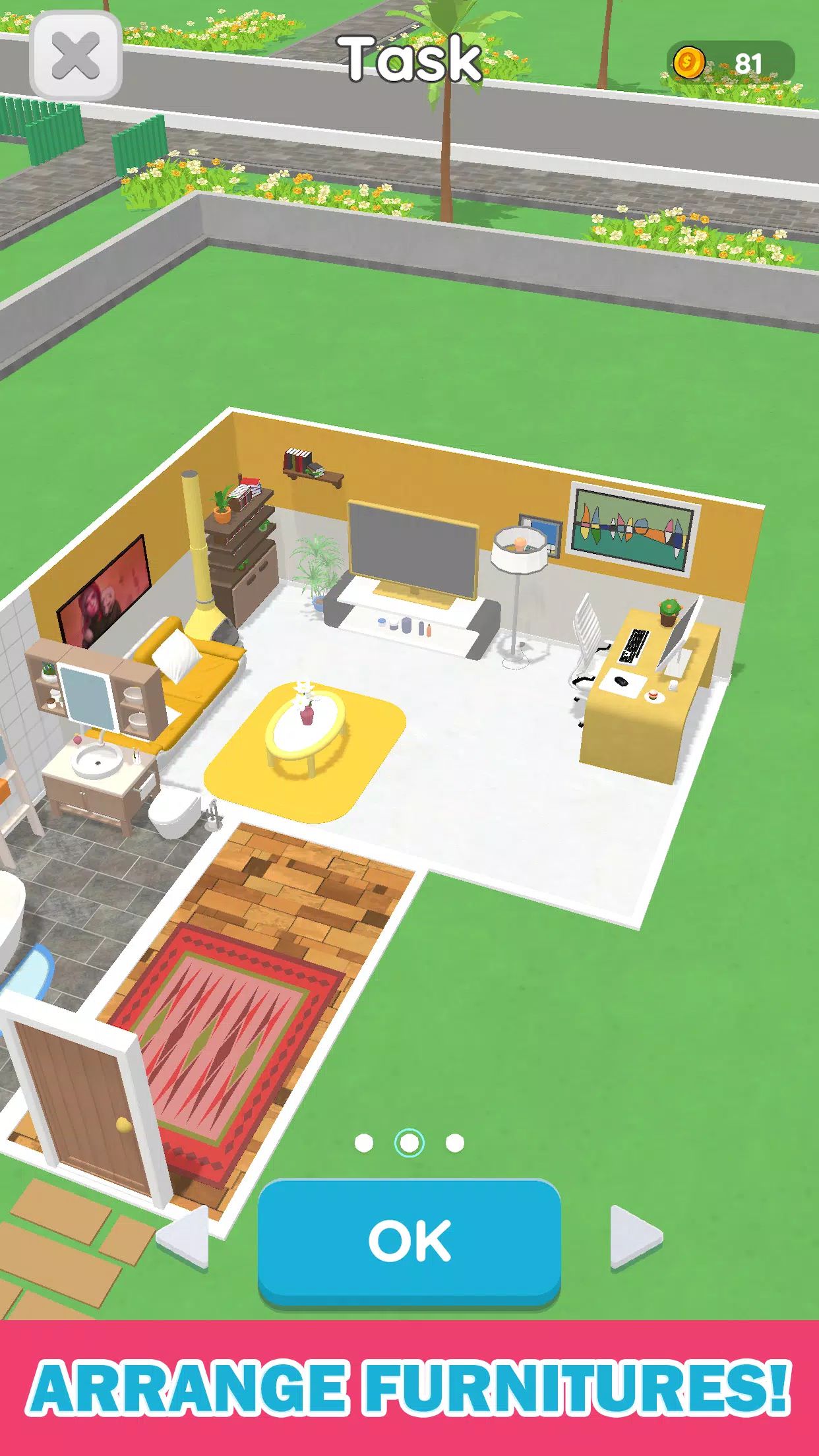 Room Sort - Floor Plan Game Screenshot 1