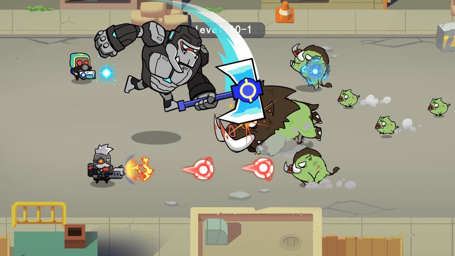 Merge Mech vs. Zombie Brawl应用截图第3张