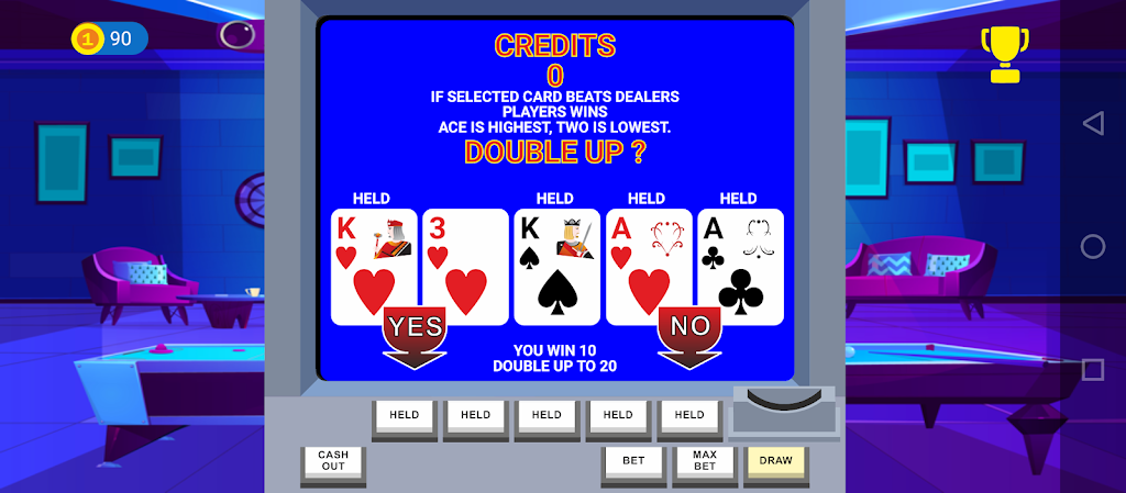 Video Poker Big Bet ဖန်သားပြင်ဓာတ်ပုံ 1