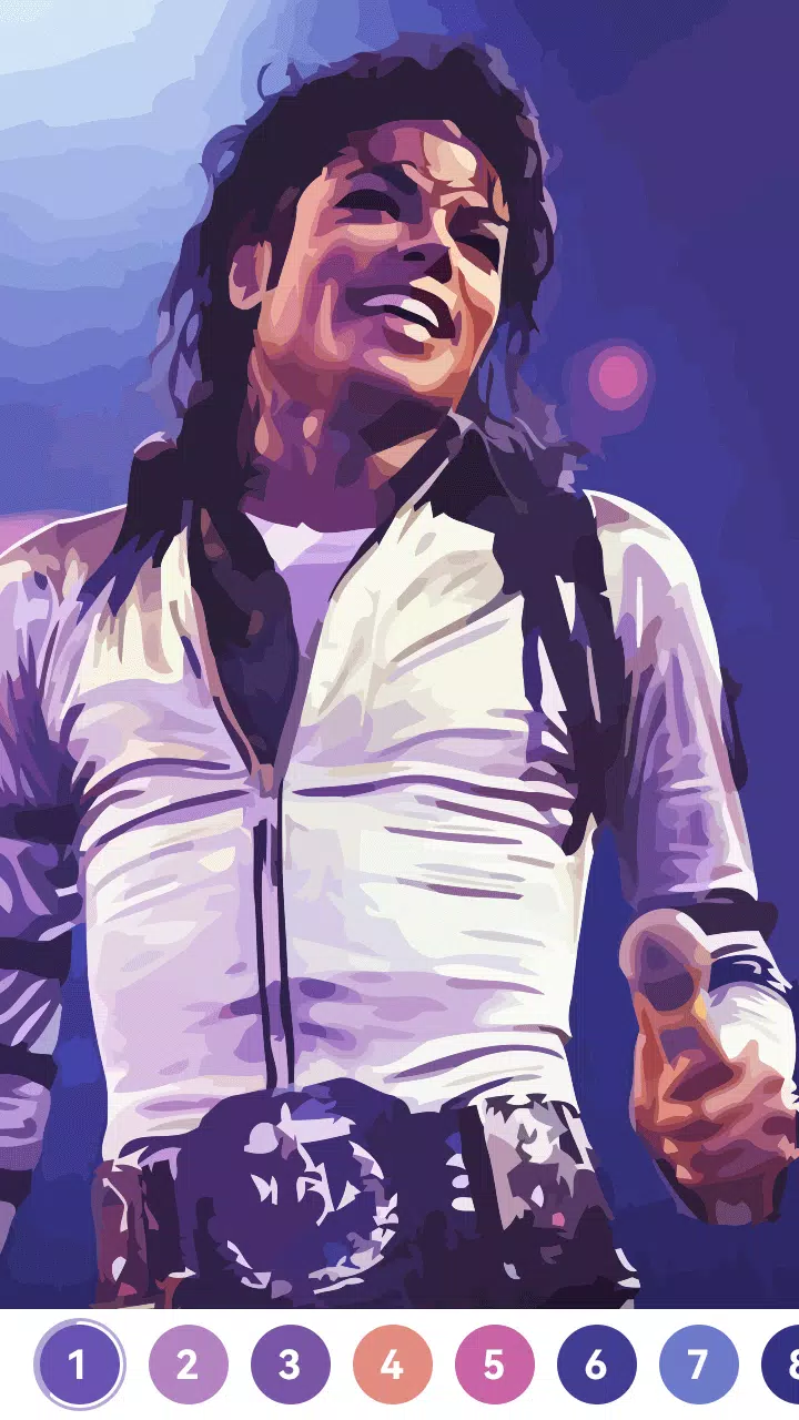 Celebrity Paint by Number Game Captura de pantalla 0