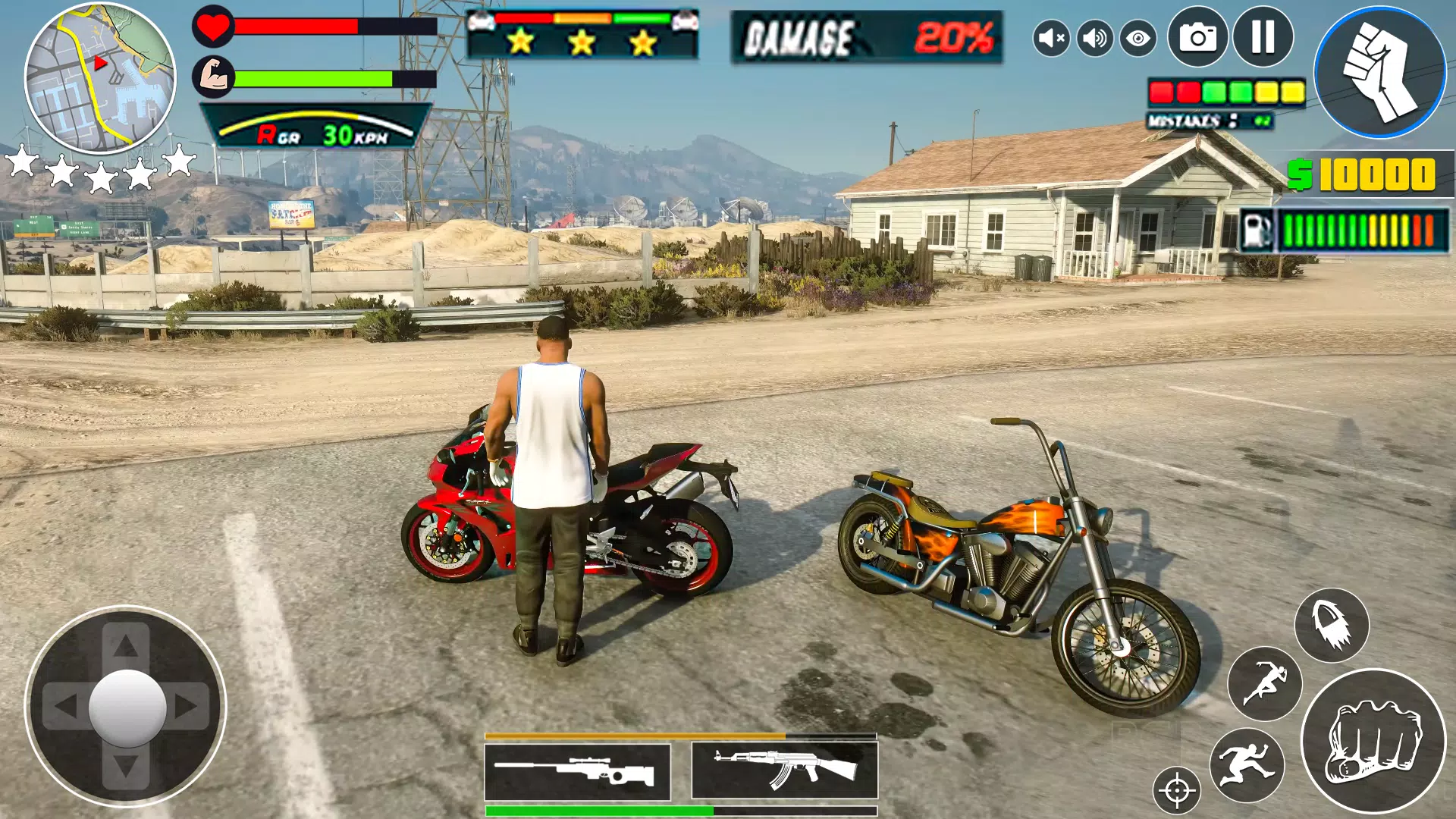 Vegas City Gangster Crime Game ဖန်သားပြင်ဓာတ်ပုံ 2