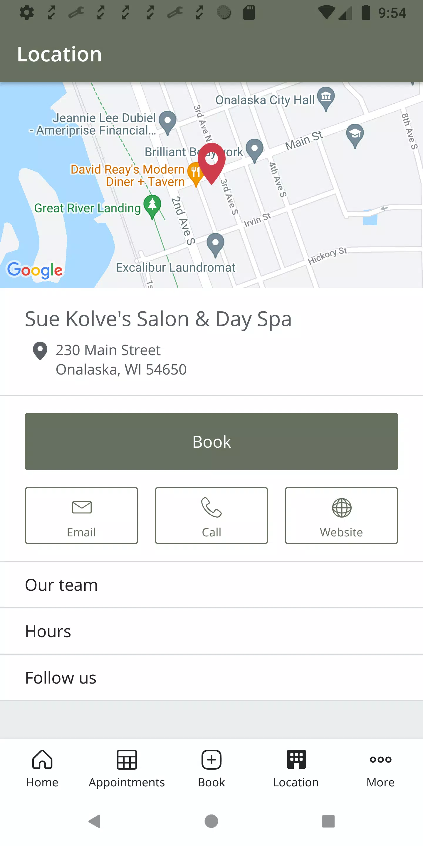 Sue Kolve’s Salon & Day Spa 스크린샷 3