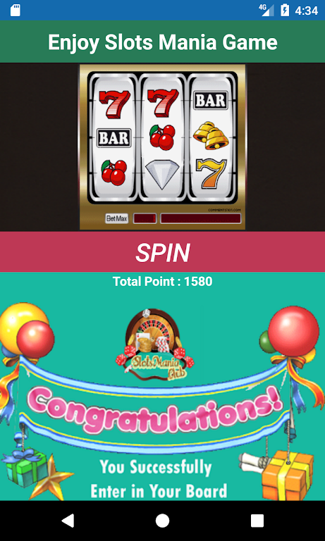 Slots Mania Club স্ক্রিনশট 1