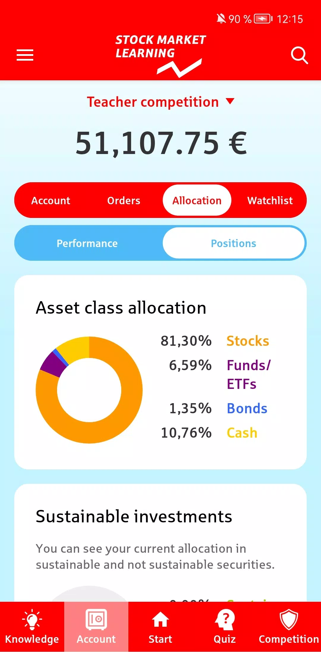 Stock Market Learning Screenshot 2