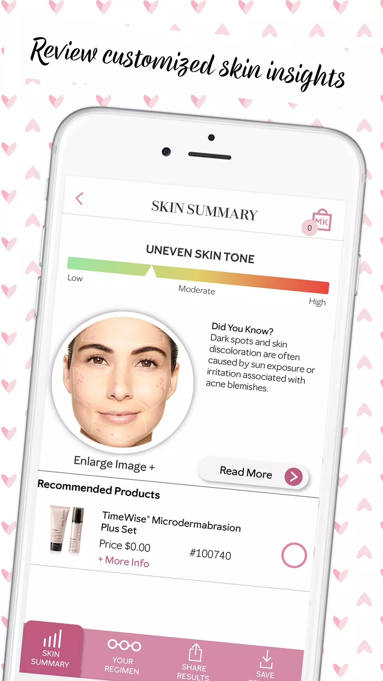 Mary Kay® Skin Analyzer ဖန်သားပြင်ဓာတ်ပုံ 1