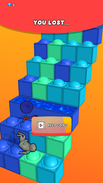 Pop It Run! 3D Mod Captura de tela 2