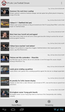 EPLsite: Live Football Stream ภาพหน้าจอ 1