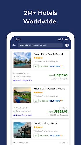 Travala.com: Hotels & Flights Tangkapan skrin 1