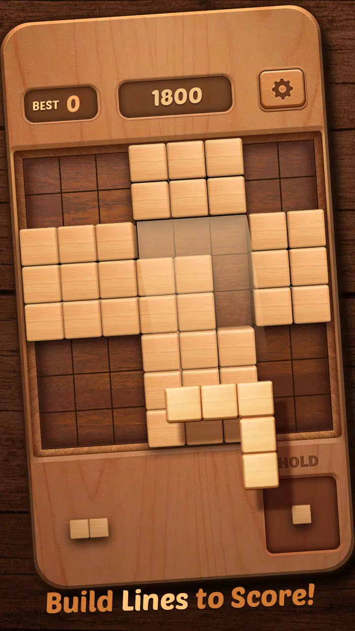 Wood Block Puzzle 3D Tangkapan skrin 0