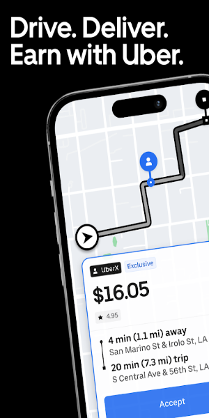 Uber - Conductor: Conducir y Entregar