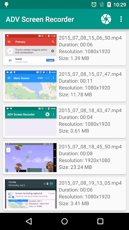 ADV Screen Recorder Mod ภาพหน้าจอ 0