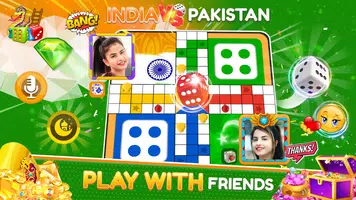 India Vs Pakistan Ludo Schermafbeelding 0