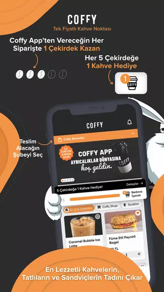 Coffy - Kahve Siparişi 螢幕截圖 2